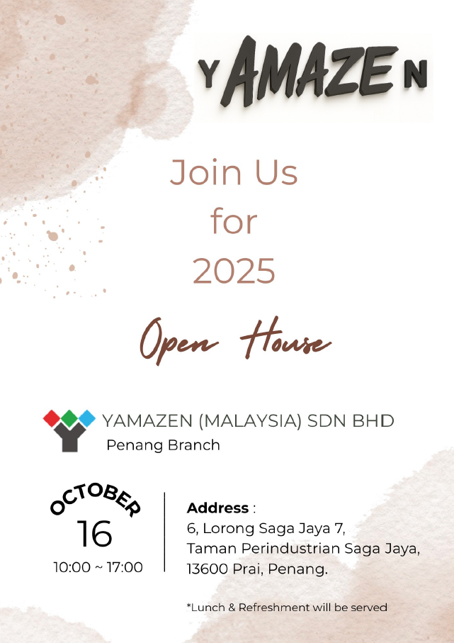 YAMAZEN PENANG - OPEN HOUSE 16th OCTOBER 2025
